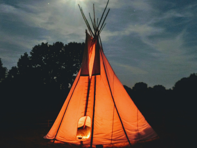 Tipi Camping in The Forests of Dalsland